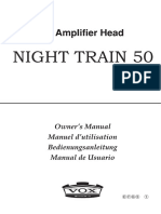 Vox Night Train nt50h Manuel Utilisateur en FR de Es 28412