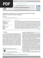 Experimental Investigation of A Dual Stage Ignition Biomass Downdraft