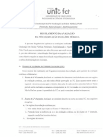 Regulamento de Avaliação PGSP 2004-2021 - Homologado