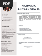 Black White Minimalist CV Resume