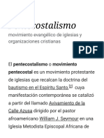 Pentecostalismo - Wikipedia, La Enciclopedia Libre