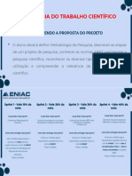 PROPOSTA DE PI - 1º Trimestre - Metodologia Do Trabalho Científico