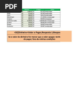 Excel Atividade 3 Formulas