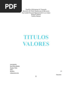 Titulos Valores