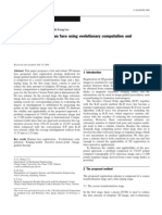 3D Registration of Human Face Using Evolutionary Computation and Kriging Interpolation