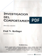 Investigación Del Comportamiento