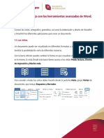 Trabajar Con Las Herramientas Avanzadas de Word
