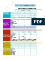 Planilha de Controle Financeiro Pessoal Excelente