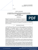 CASO No. 2142-16-EP ACCIÓN EXTRAORDINARIA DE PROTECCIÓN