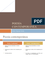 Poesía Contemporánea