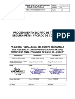 Cet-Ssoma-Pet-020 Vaciado de Concreto