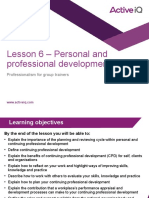 P6 Personal and Professional Development