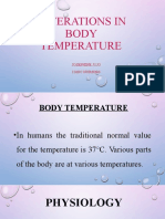 Alterations in Body Temperature