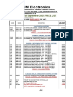 HJM September 2021 Price-List E-Mailed