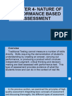 Chapter 4-Nature of Performance-Based Assessmenrt