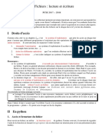 Fichiers: Lecture Et Écriture: I Droits D'accès