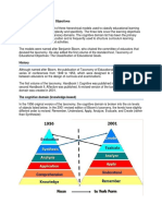 Taxonomy of Educational Objectives Outline