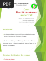 Cours Master1 SIE: Sécurité Des Réseaux