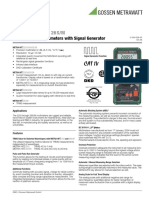 Metra Hit: Analog-Digital Multimeters With Signal Generator