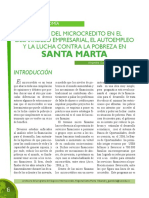 El Papel Del Microcrédito en Santa Marta