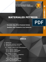 Materiales Petreos.