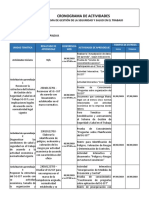 Cronograma de Actividades Sena GS-SST