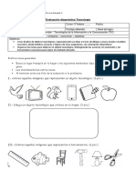 Diagnóstico Tecnología 3ero Básico