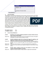 Economics Course Outline LAW ECON 1101