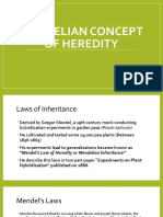 Mendelian Concept of Heredity