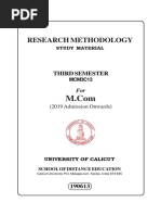 Research Methodology