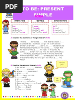 Verb To Be Worksheet