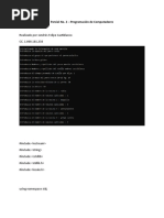 Parcial Práctico - Programación de Computadores