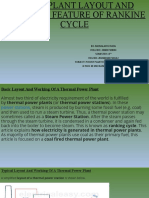 Power Plant Layout and Essential Feature of Rankine