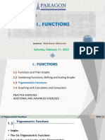 1.3 Trigonometric Functions