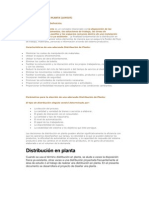 Disposicion de Planta Layout