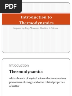 Intro Thermodynamics