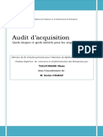 Audit d'AcquisitionQuels Risques Et Quels Intérêts Pour Les Acquéreurs