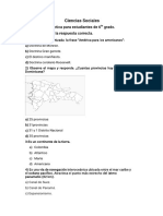 Práctica Ciencias Sociales de 6to