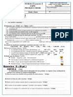 Devoir 2 Modele 8 Physique Chimie 3ac Semestre 1