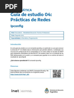 REDES-PRACTICA Guía04 Ipconfig