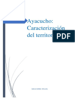 Ayacucho: Caracterización Del Territorio: Gideón Bellido Miranda