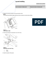 L180E-Gear Selector Valve, Removing and Installing