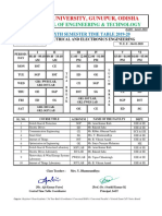 6TH Sem TT - Eee