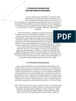 Evolucion Historica y Antecedentes Del Mercado Laboral en Venezuela