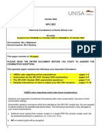 HFL1501 Exam Portfolio Oct 2022