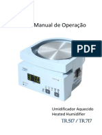 Manual de Operação Umidificador Aquecido Trend TR517