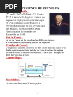 TP Experience de Reynolds