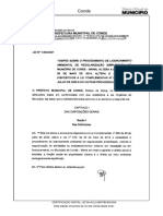 Lei #1.003-2021 - Lei Que Altera A 870-2014 e 583-93 Licenciamento Conde