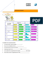 Les Pronoms Possessifs TABLEAU ET EXOS