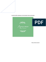 Planificación Semanal de Iinstagram Ayurviana PDF